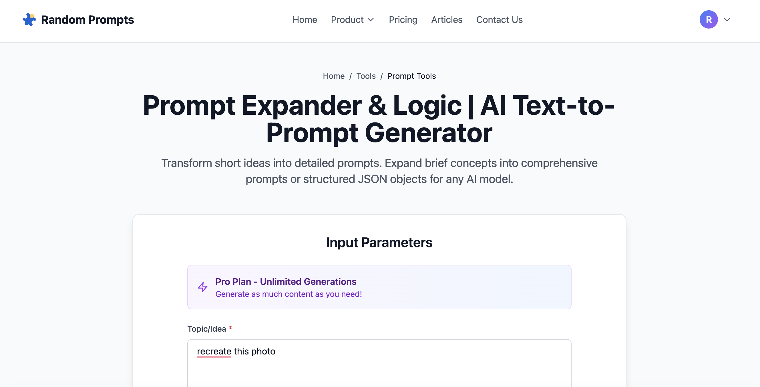 Prompt Expander: Turn Short Prompts into Detailed AI Instructions
